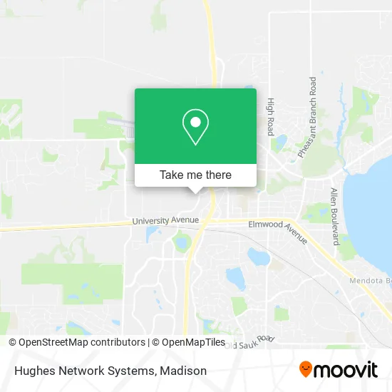Hughes Network Systems map