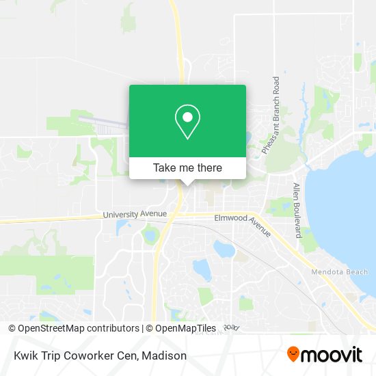 Mapa de Kwik Trip Coworker Cen