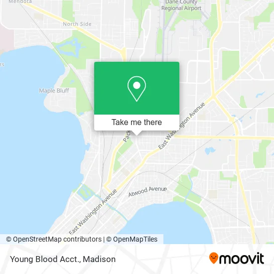 Young Blood Acct. map