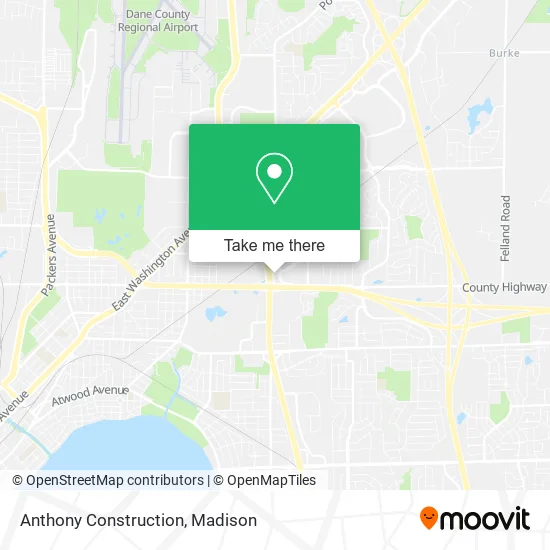 Anthony Construction map