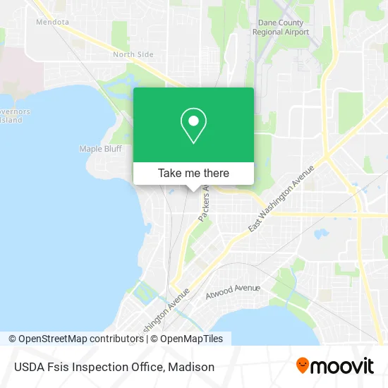 Mapa de USDA Fsis Inspection Office