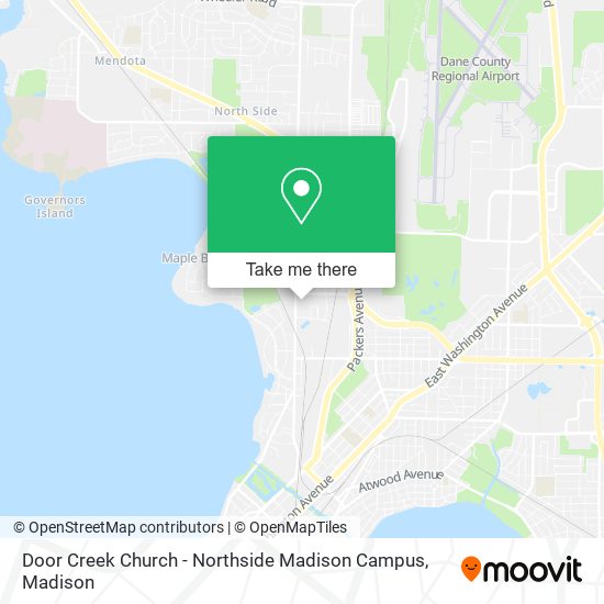 Mapa de Door Creek Church - Northside Madison Campus