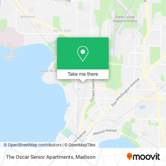 The Oscar Senior Apartments map