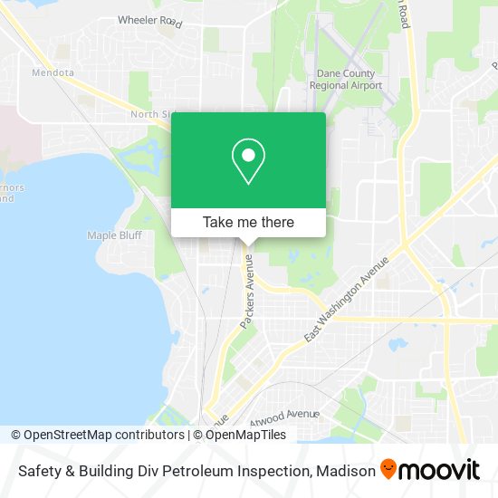 Safety & Building Div Petroleum Inspection map