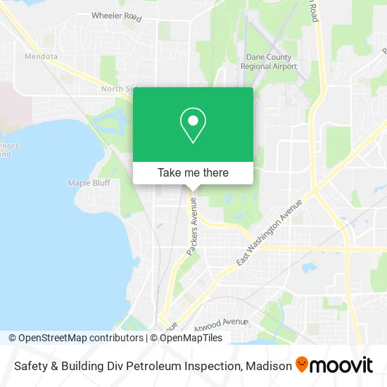 Safety & Building Div Petroleum Inspection map