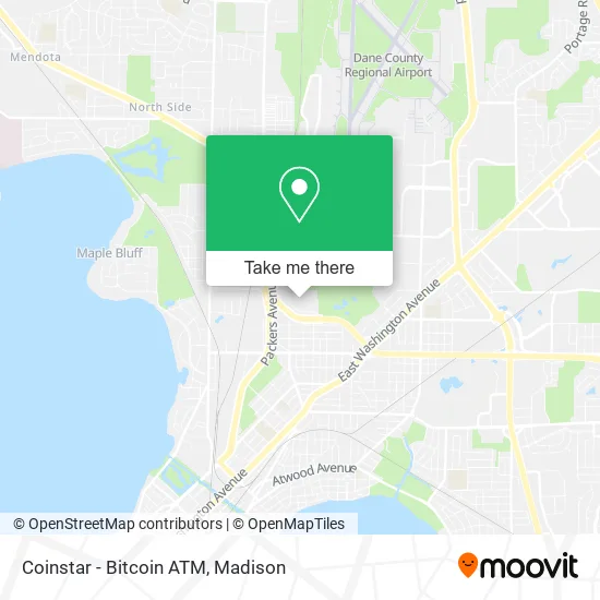 Mapa de Coinstar - Bitcoin ATM
