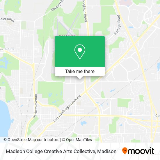 Mapa de Madison College Creative Arts Collective