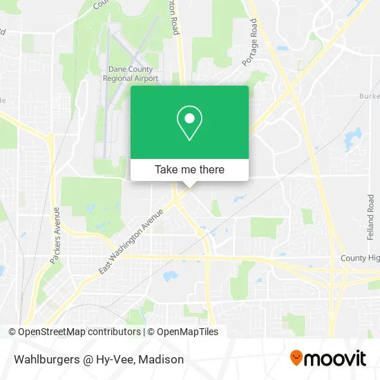 Mapa de Wahlburgers @ Hy-Vee
