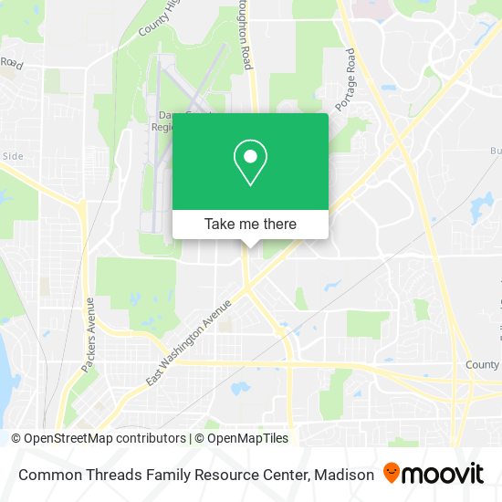 Common Threads Family Resource Center map