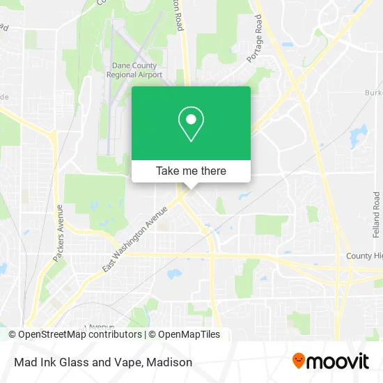 Mapa de Mad Ink Glass and Vape