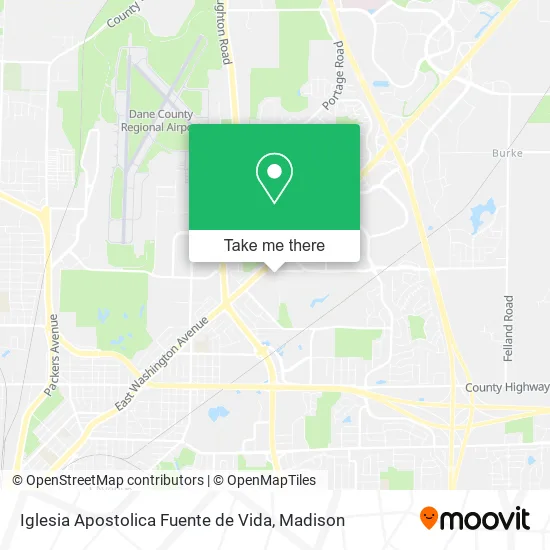 Mapa de Iglesia Apostolica Fuente de Vida