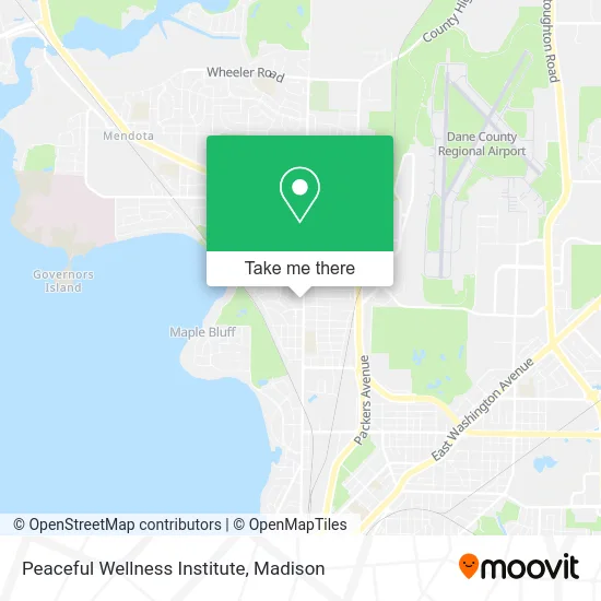 Peaceful Wellness Institute map