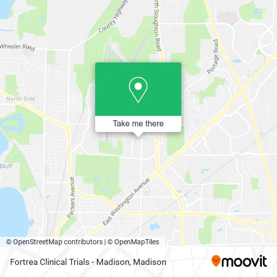 Fortrea Clinical Trials - Madison map
