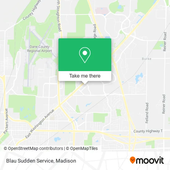 Blau Sudden Service map