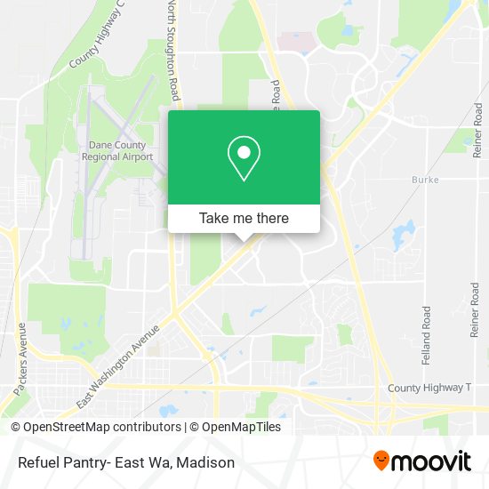 Refuel Pantry- East Wa map