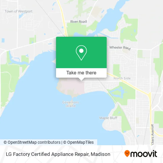 Mapa de LG Factory Certified Appliance Repair