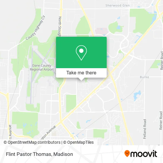 Flint Pastor Thomas map