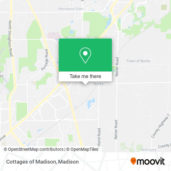 Cottages of Madison map