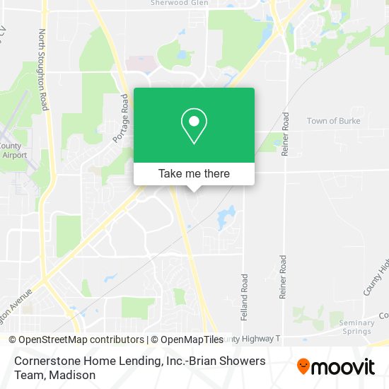 Cornerstone Home Lending, Inc.-Brian Showers Team map