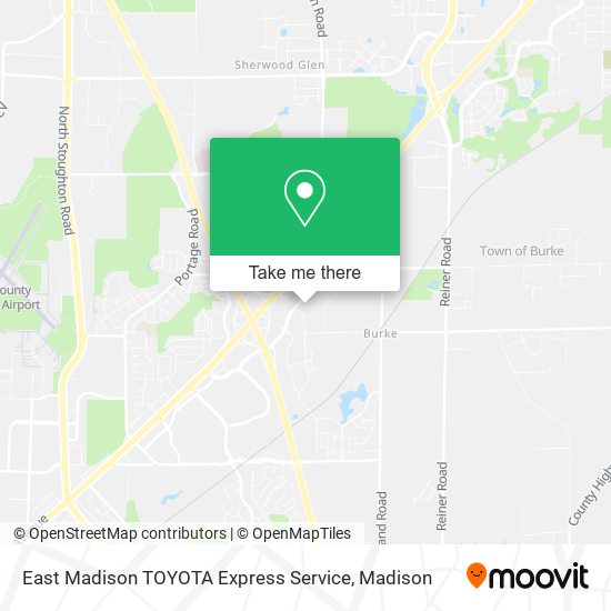 Mapa de East Madison TOYOTA Express Service