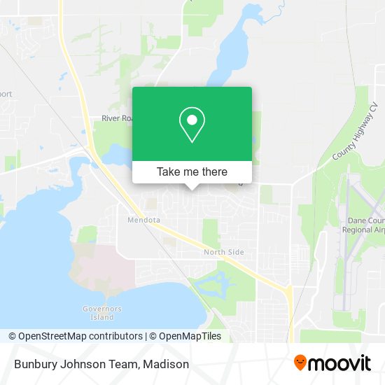 Bunbury Johnson Team map