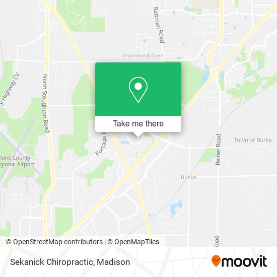 Mapa de Sekanick Chiropractic
