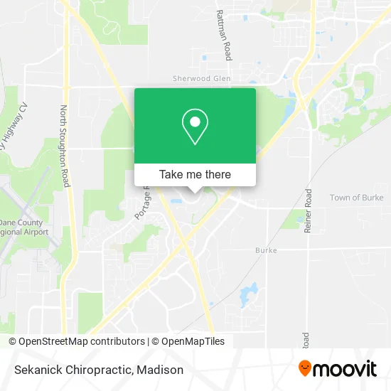 Sekanick Chiropractic map