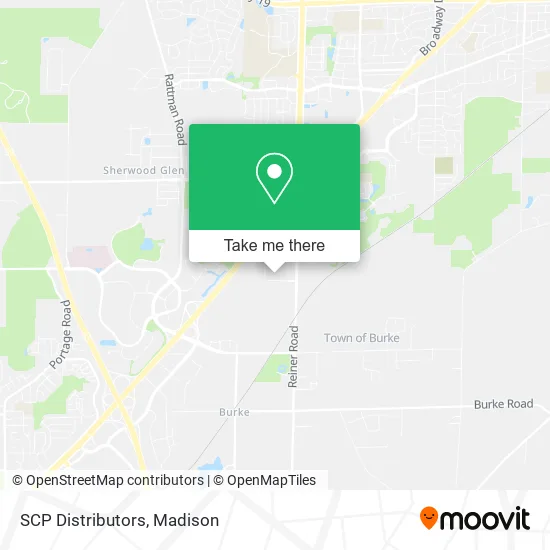 SCP Distributors map