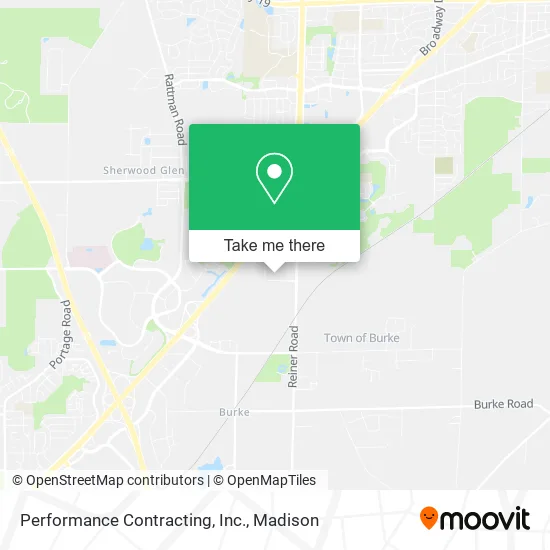 Performance Contracting, Inc. map