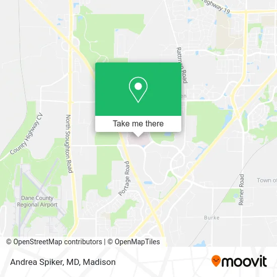 Andrea Spiker, MD map