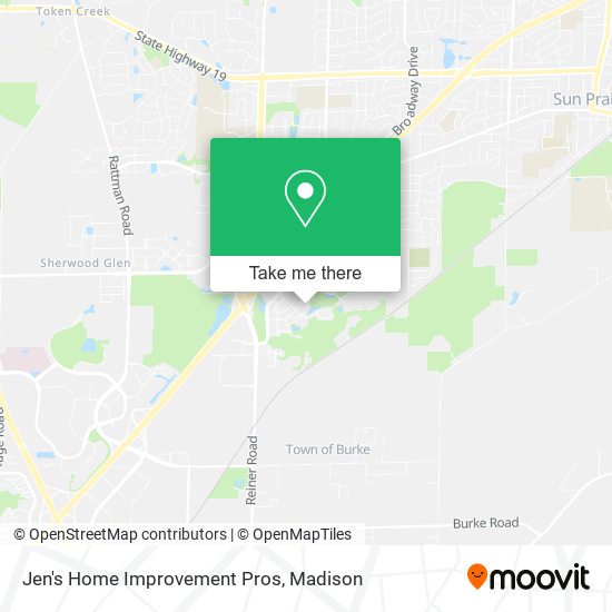 Jen's Home Improvement Pros map