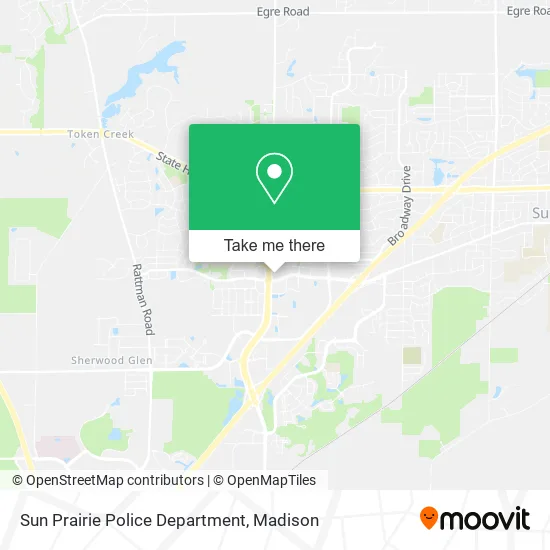 Sun Prairie Police Department map