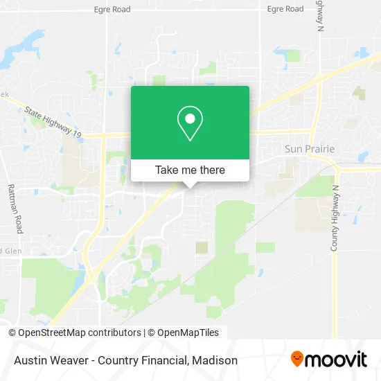 Mapa de Austin Weaver - Country Financial
