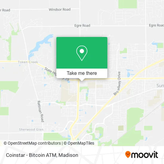 Mapa de Coinstar - Bitcoin ATM