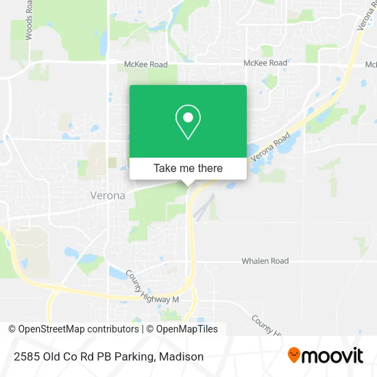 Mapa de 2585 Old Co Rd PB Parking