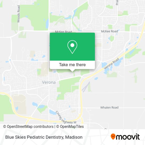 Mapa de Blue Skies Pediatric Dentistry