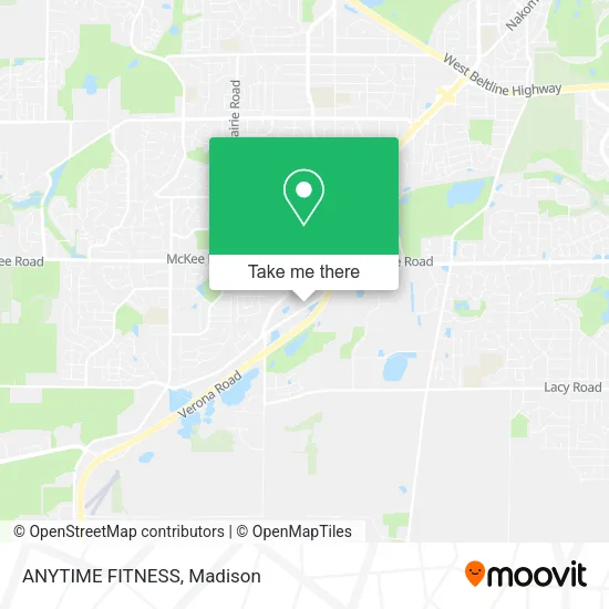ANYTIME FITNESS map