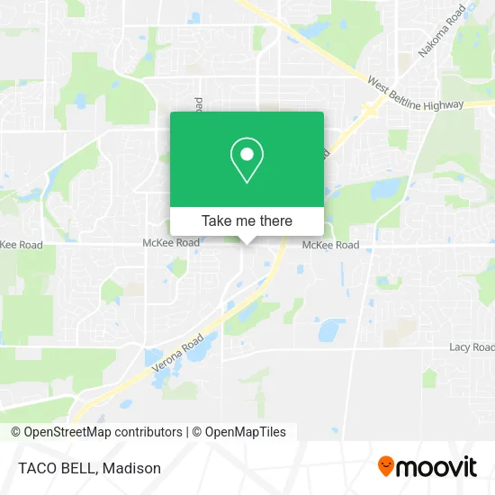 Mapa de TACO BELL