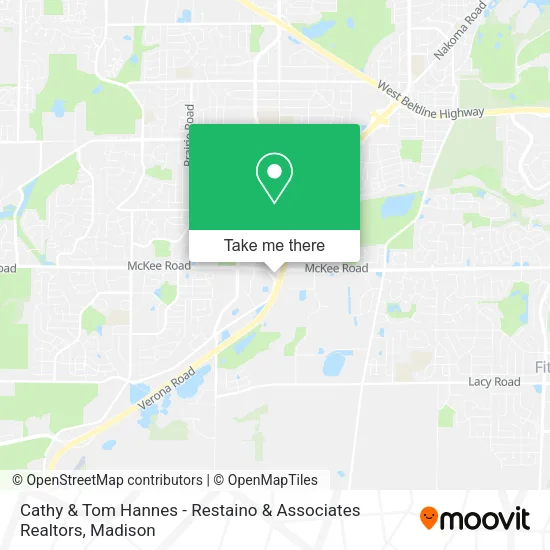 Mapa de Cathy & Tom Hannes - Restaino & Associates Realtors
