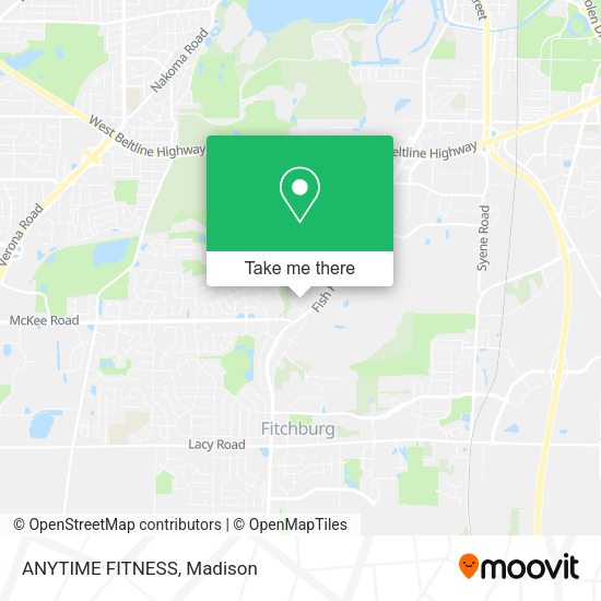 Mapa de ANYTIME FITNESS
