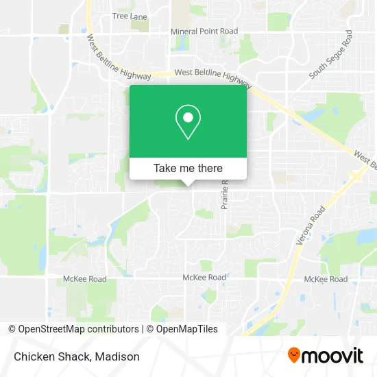 Mapa de Chicken Shack