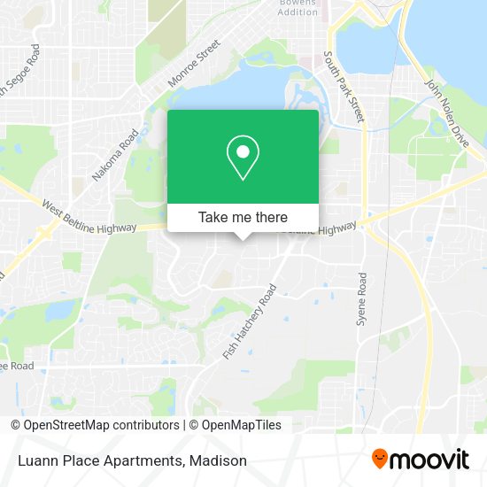 Luann Place Apartments map