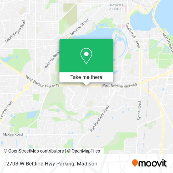 2703 W Beltline Hwy Parking map
