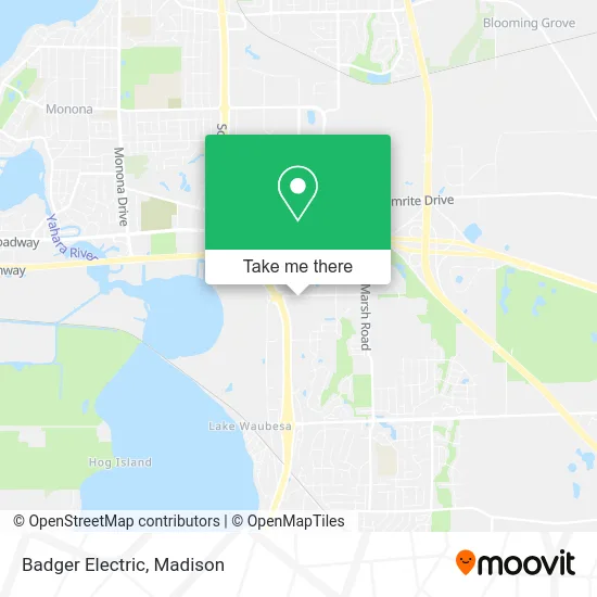 Badger Electric map