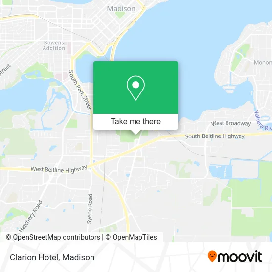 Clarion Hotel map