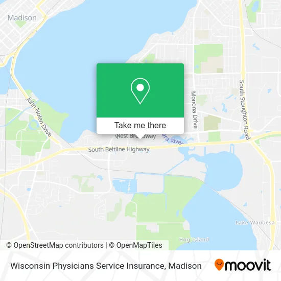 Wisconsin Physicians Service Insurance map