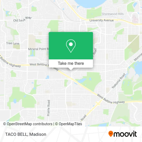 TACO BELL map