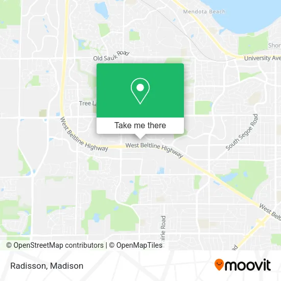 Radisson map