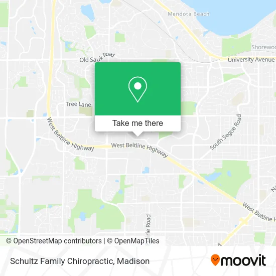 Schultz Family Chiropractic map