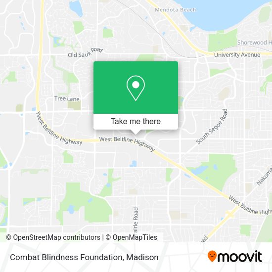 Mapa de Combat Blindness Foundation
